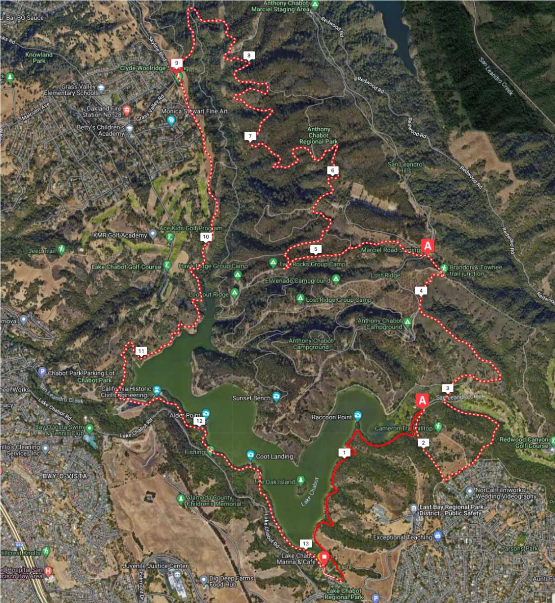 Bad-Bass-Half-Course-Map