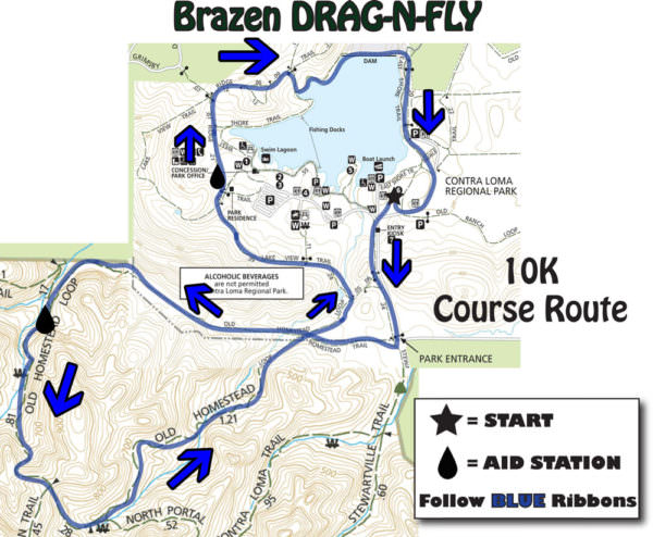 Drag-N-Fly-10K-Course-Map
